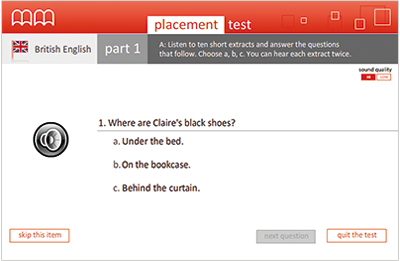 MM Online Placement Test